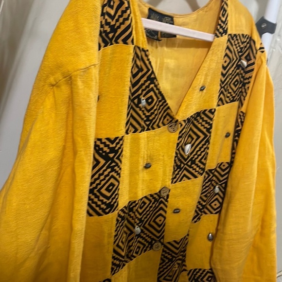 Tbeautoful tribal beaded/Shell Button Cardigan Shirt - Picture 11 of 16